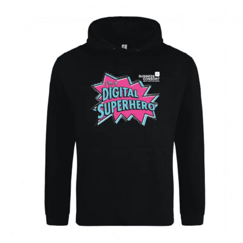 DIGITAL SUPERHERO HOODIE (Black)