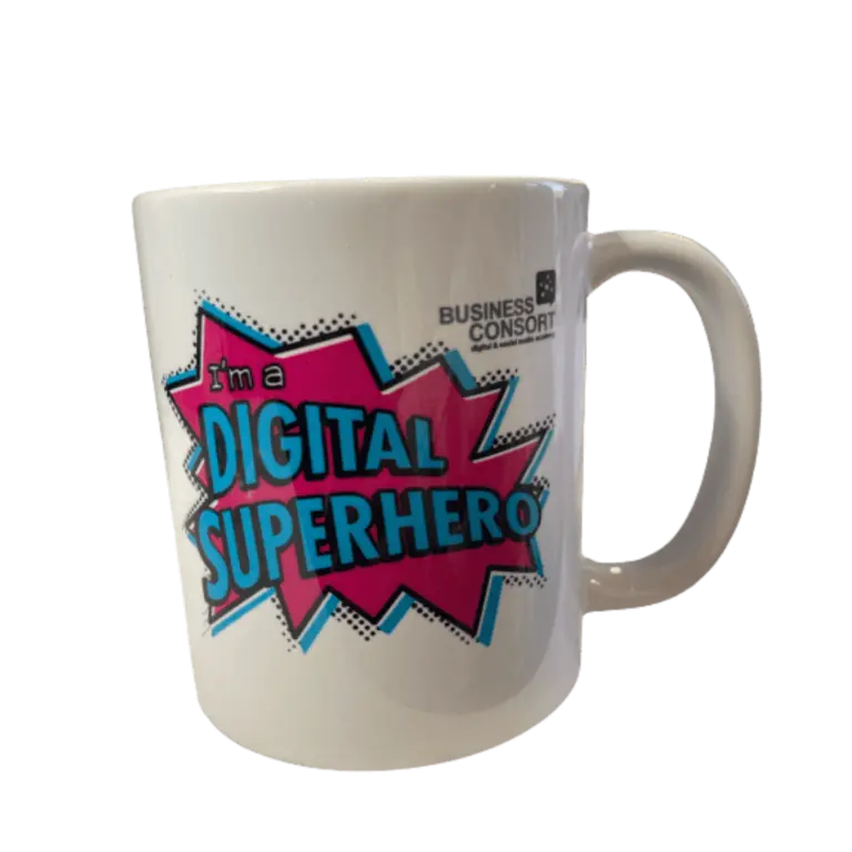 DIGITAL SUPERHERO MUG